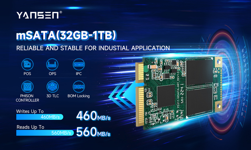 MSATA-P130 series (32GB-1TB)