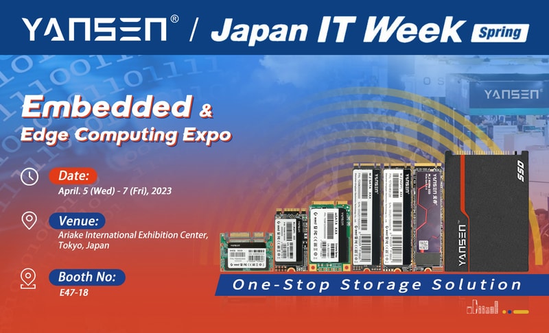 Japan IT Week Spring: KingSpec’s Industrial Storage Brand, YANSEN, Will Be on Show