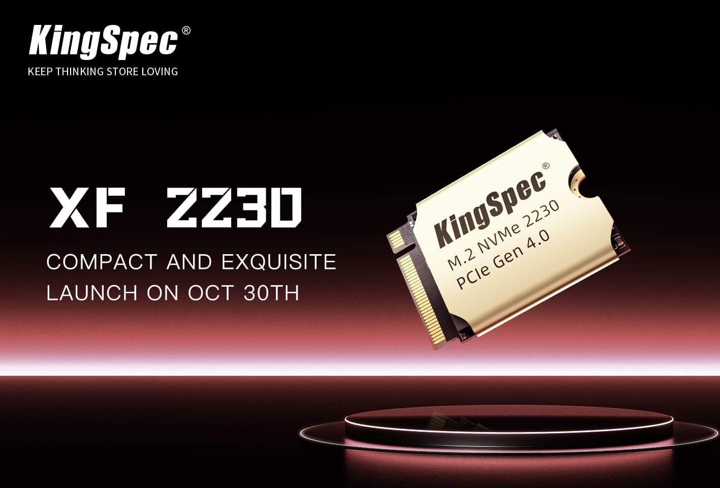 KingSpec's PCIe 4.0 XF 2230 SSD: Your Gateway to Gaming's New Dawn