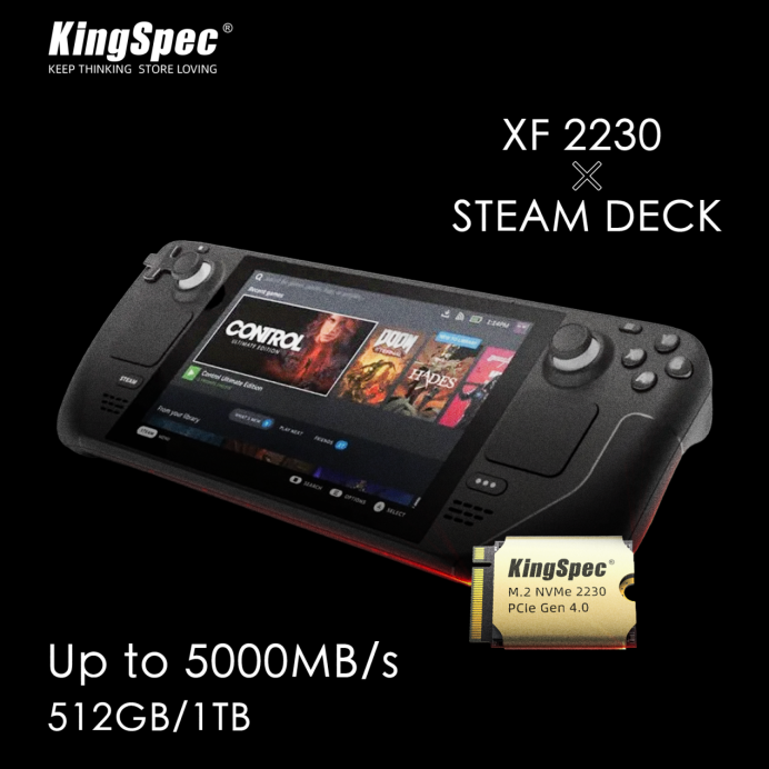 Optimize Your Steam Deck: KingSpec's PCIe 4.0 XF 2230 SSD 