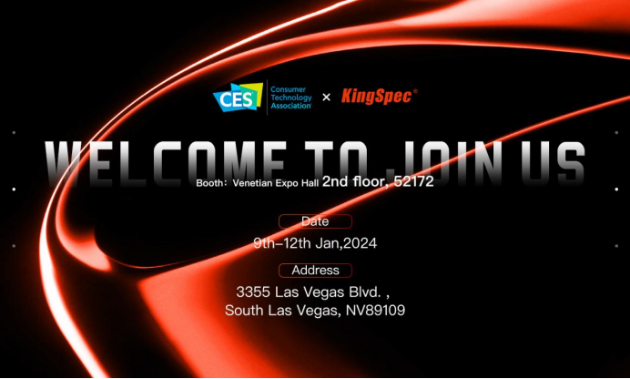KingSpec Set to Showcase Latest Storage and Memory at CES 2024